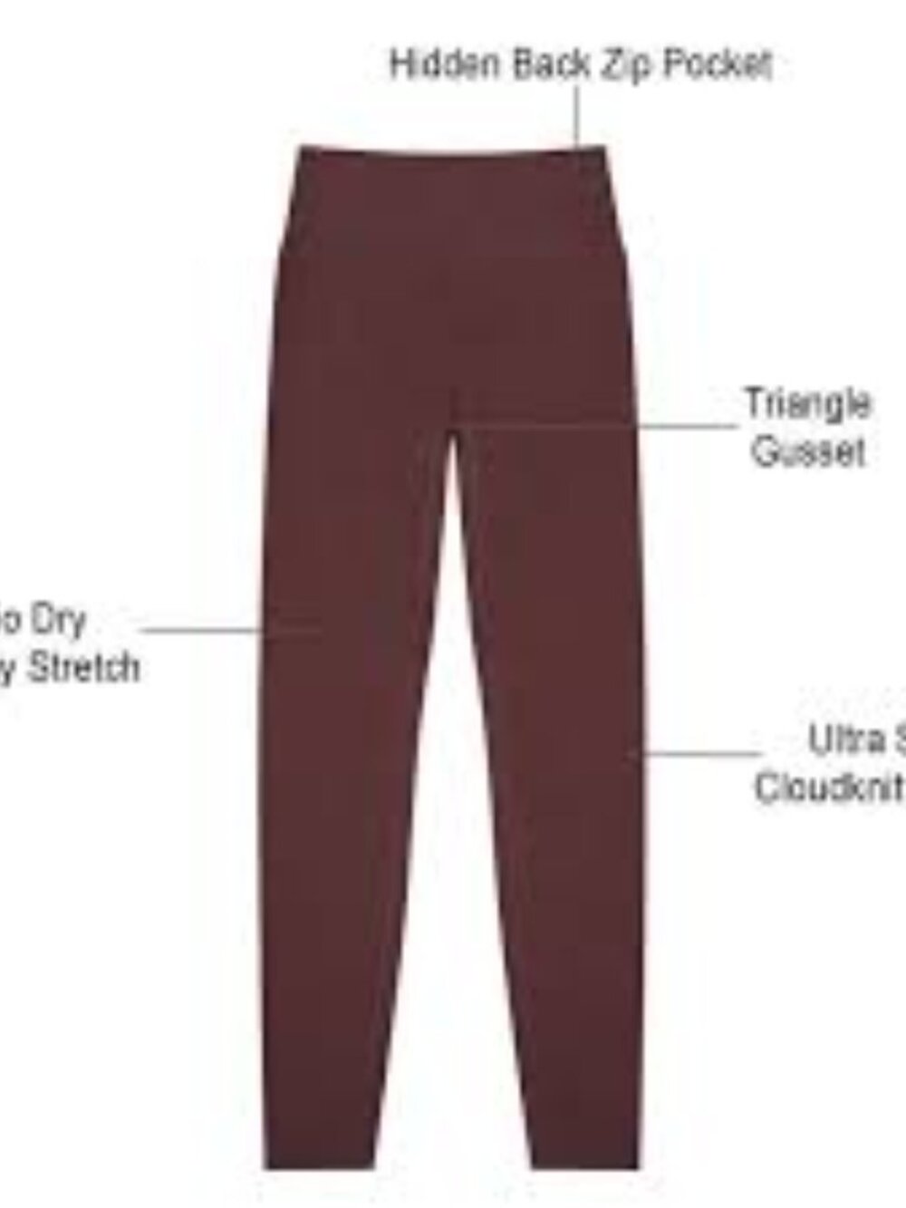 Outdoor Voices Women's CloudKnit Leggings, Black Size Women XXL, NWT - Picture 2 of 5